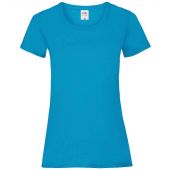 Fruit of the Loom Lady Fit Value T-Shirt - Azure Size XXL
