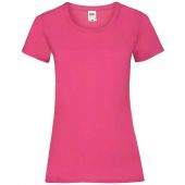 Fruit of the Loom Lady Fit Value T-Shirt - Fuchsia Size XXL