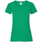 Fruit of the Loom Lady Fit Value T-Shirt - Kelly Green Size XXL