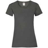 Fruit of the Loom Lady Fit Value T-Shirt - Light Graphite Size XXL