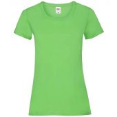 Fruit of the Loom Lady Fit Value T-Shirt - Lime Green Size XXL