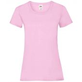 Fruit of the Loom Lady Fit Value T-Shirt - Light Pink Size XXL