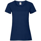 Fruit of the Loom Lady Fit Value T-Shirt - Navy Size XXL