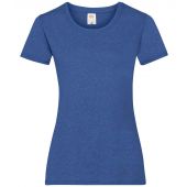 Fruit of the Loom Lady Fit Value T-Shirt - Heather Royal Size XXL