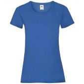 Fruit of the Loom Lady Fit Value T-Shirt - Royal Blue Size XXL