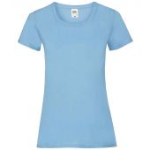 Fruit of the Loom Lady Fit Value T-Shirt - Sky Blue Size XXL