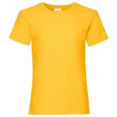 Fruit of the Loom Girls Value T-Shirt - Sunflower Size 14-15