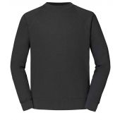 Fruit of the Loom Classic Raglan Sweatshirt - Light Graphite Size XXL