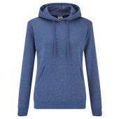 Fruit of the Loom Classic Lady Fit Hooded Sweatshirt - Heather Royal Size XXL