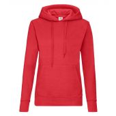 Fruit of the Loom Classic Lady Fit Hooded Sweatshirt - Red Size XXL