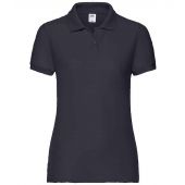 Fruit of the Loom Lady Fit Piqué Polo Shirt - Deep Navy Size XXL