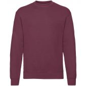 Fruit of the Loom Classic Drop Shoulder Sweatshirt - Burgundy Size 3XL