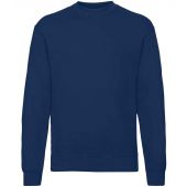 Fruit of the Loom Classic Drop Shoulder Sweatshirt - Navy Size 5XL
