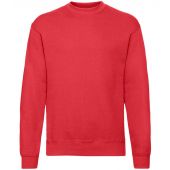 Fruit of the Loom Classic Drop Shoulder Sweatshirt - Red Size 3XL