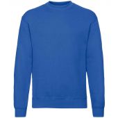 Fruit of the Loom Classic Drop Shoulder Sweatshirt - Royal Blue Size 3XL