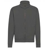 Fruit of the Loom Classic Sweat Jacket - Light Graphite Size 3XL