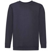 Fruit of the Loom Kids Classic Drop Shoulder Sweatshirt - Deep Navy Size 14-15