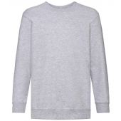 Fruit of the Loom Kids Classic Drop Shoulder Sweatshirt - Heather Grey Size 14-15