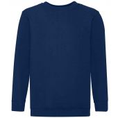 Fruit of the Loom Kids Classic Drop Shoulder Sweatshirt - Navy Size 14-15