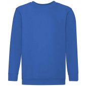 Fruit of the Loom Kids Classic Drop Shoulder Sweatshirt - Royal Blue Size 14-15