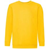 Fruit of the Loom Kids Classic Drop Shoulder Sweatshirt - Sunflower Size 14-15