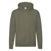 Fruit of the Loom Premium Hooded Sweatshirt - Classic Olive Size XXL