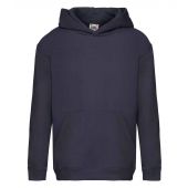 Fruit of the Loom Kids Premium Hooded Sweatshirt - Deep Navy Size 14-15