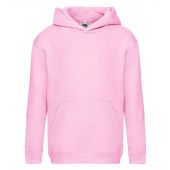 Fruit of the Loom Kids Premium Hooded Sweatshirt - Light Pink Size 14-15