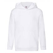 Fruit of the Loom Kids Premium Hooded Sweatshirt - White Size 14-15