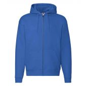Fruit of the Loom Premium Zip Hooded Sweatshirt - Royal Blue Size XXL