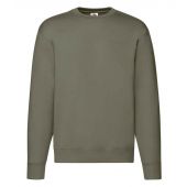 Fruit of the Loom Premium Drop Shoulder Sweatshirt - Classic Olive Size XXL
