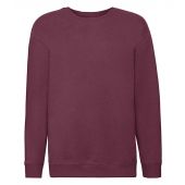 Fruit of the Loom Kids Premium Drop Shoulder Sweatshirt - Burgundy Size 14-15