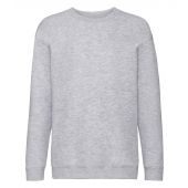 Fruit of the Loom Kids Premium Drop Shoulder Sweatshirt - Heather Grey Size 14-15