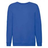Fruit of the Loom Kids Premium Drop Shoulder Sweatshirt - Royal Blue Size 14-15