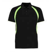 Gamegear Cooltex® Riviera Polo Shirt - Black/Fluorescent Lime Size S