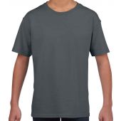 Gildan Kids SoftStyle® Youth T-Shirt - Charcoal Size 12=XL
