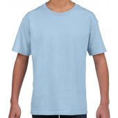 Gildan Kids SoftStyle® Youth T-Shirt - Light Blue Size 12=XL