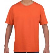 Gildan Kids SoftStyle® Youth T-Shirt - Orange Size 12=XL