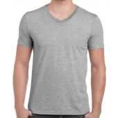 Gildan SoftStyle® V Neck T-Shirt - Sport Grey Size XXL
