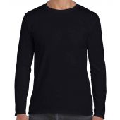 Gildan SoftStyle® Long Sleeve T-Shirt - Black Size XXL