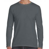 Gildan SoftStyle® Long Sleeve T-Shirt - Charcoal Size XXL