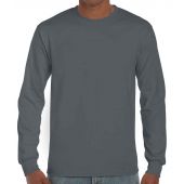 Gildan Ultra Cotton™ Long Sleeve T-Shirt - Charcoal Size XXL