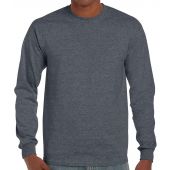 Gildan Ultra Cotton™ Long Sleeve T-Shirt - Dark Heather Size S