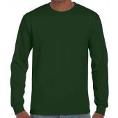Gildan Ultra Cotton™ Long Sleeve T-Shirt - Forest Green Size XXL