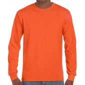 Gildan Ultra Cotton™ Long Sleeve T-Shirt - Orange Size XXL