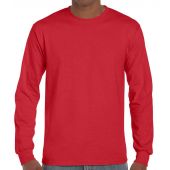 Gildan Ultra Cotton™ Long Sleeve T-Shirt - Red Size XXL