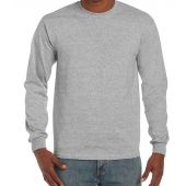 Gildan Hammer Heavyweight Long Sleeve T-Shirt - Sport Grey Size 4XL