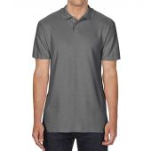 Gildan SoftStyle® Double Piqué Polo Shirt - Charcoal Size 4XL