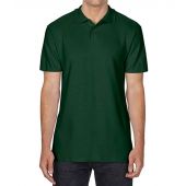 Gildan SoftStyle® Double Piqué Polo Shirt - Forest Green Size 4XL