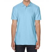 Gildan SoftStyle® Double Piqué Polo Shirt - Light Blue Size 4XL
